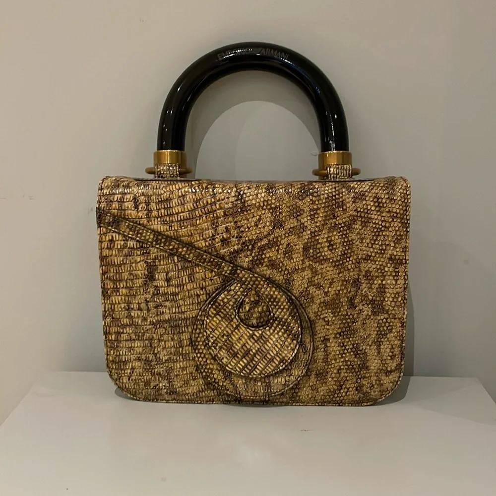 Vintage Emporio Armani Evening Bag - Picture 1 of 17